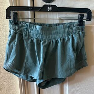 Lululemon Teal Athletic Shorts